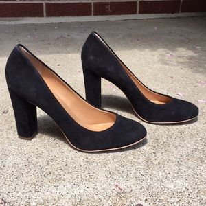 J. Crew suede pumps